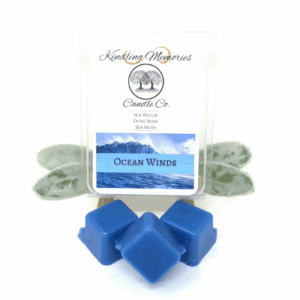 Ocean Winds wax melts with green leaves.