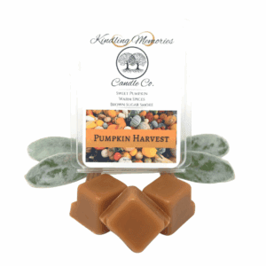Pumpkin Harvest candle wax melts packaging.